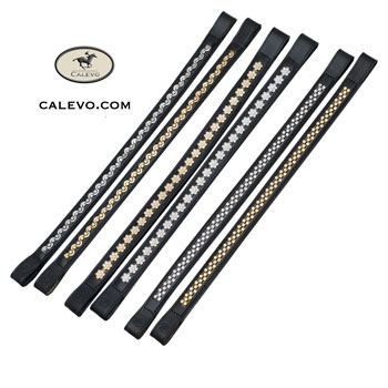 Schumacher - Stirnband mit Wave- / Flower- / 3-lined Crystals