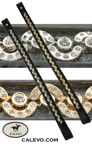 Schumacher - Stirnband mit Wellen-Strass silber 9381 / gold 9382