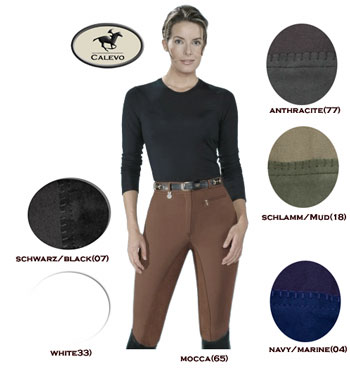 Pikeur  Lugana - Damen Baumwoll Reithose mit Ges�ssbesatz - Lugana