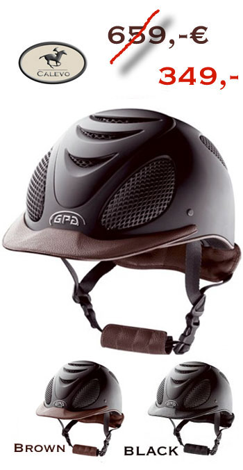 Pikeur - Sicherheitsreithelm GPA Speed Air LEATHER -- CALEVO.com Shop