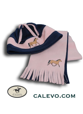Cavallo -  Kinder Fleece-M�tze und -Schal