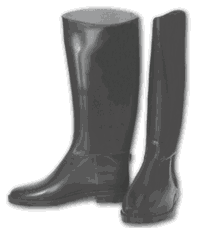 Reitstiefel aus Gummi