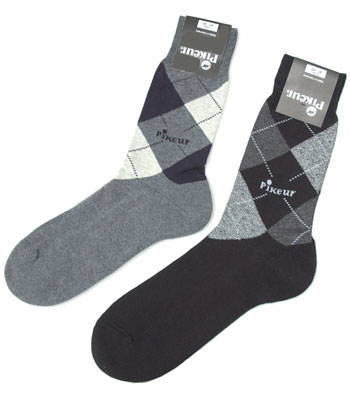 Pikeur - Kurzsocken karo