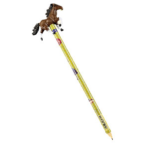Die Spiegelburg - Bleistift mit Topper Pferdefreunde