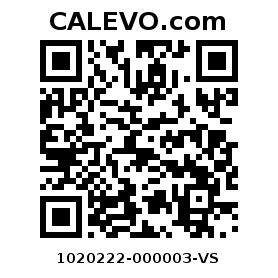 Calevo.com Preisschild 1020222-000003-VS