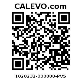 Calevo.com pricetag 1020232-000000-PVS