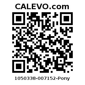 Calevo.com Preisschild 1050338-007152-Pony