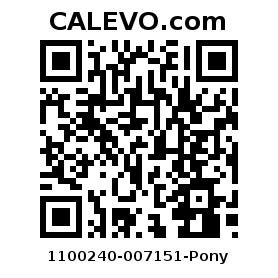 Calevo.com Preisschild 1100240-007151-Pony
