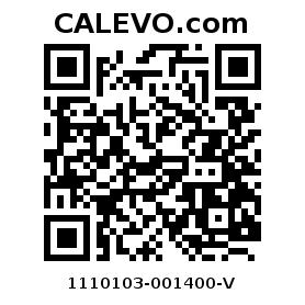 Calevo.com pricetag 1110103-001400-V