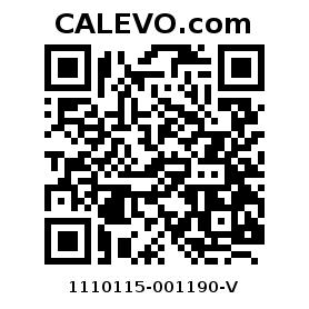Calevo.com pricetag 1110115-001190-V