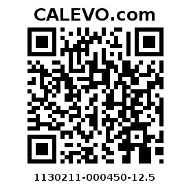 Calevo.com pricetag 1130211-000450-12.5