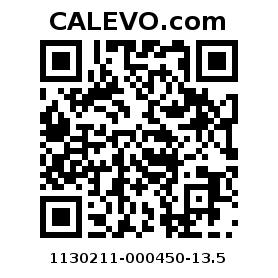 Calevo.com pricetag 1130211-000450-13.5