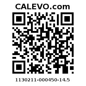 Calevo.com pricetag 1130211-000450-14.5