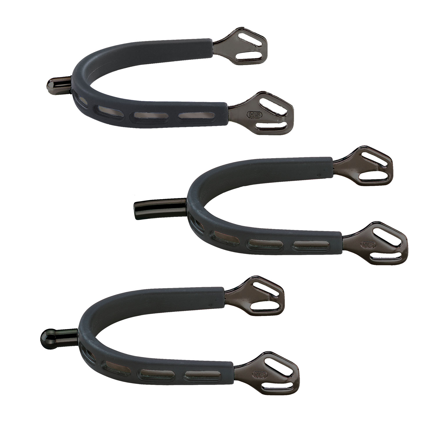 Sprenger Ultra FIT Extra Grip Sporen mit Balkenhol Schlaufe Black Series