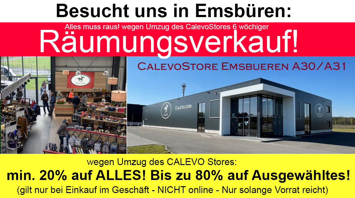 CALEVO RAEUMUNGSVERKAUF