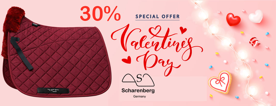 Scharenberg - Lammfell Schabracke mit Fellrand vorne