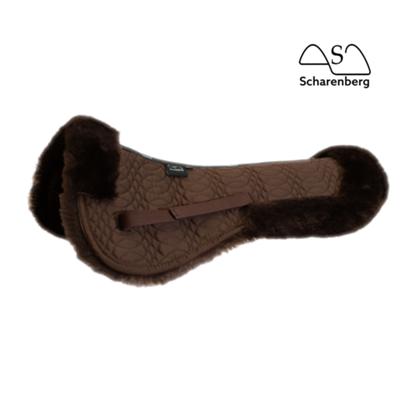 SCHARENBERG - Lammfell Sattelkissen m.Fellrand+Wellenstepp -- CALEVO.com Shop