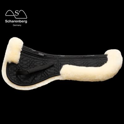 SCHARENBERG - Lammfell Sattelkissen MEMO m.Fellrand+Wellenst -- CALEVO.com Shop