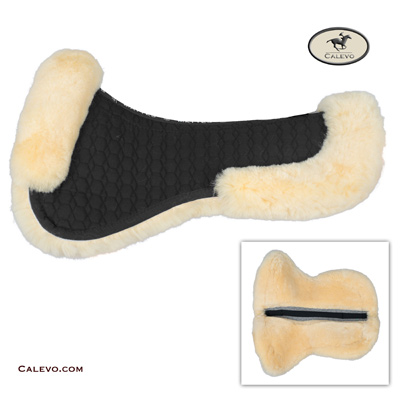 Mattes -PM lambskin saddle pad with fur edge CALEVO.com Shop