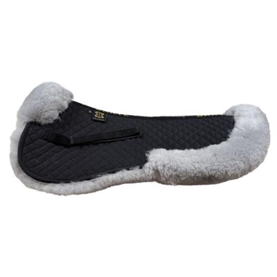 Lammfell Sattelkissen mit Fellrand vorne+hinten -- CALEVO.com Shop