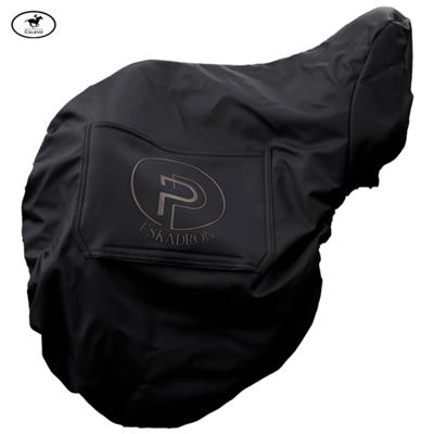Eskadron - saddle cover FAUX LEATHER - PLATINUM 2026 CALEVO.com Shop