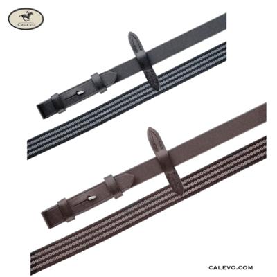 Schumacher - rubberized web reins with hook studs CALEVO.com Shop