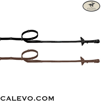 Prestige - web reins with 9 stops and fancy stitching E147 CALEVO.com Shop