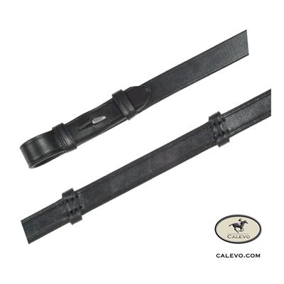 Schumacher - plain leather reins with leather hand stops CALEVO.com Shop