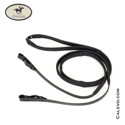 Schumacher - plain leather reins with leather hand stops CALEVO.com Shop