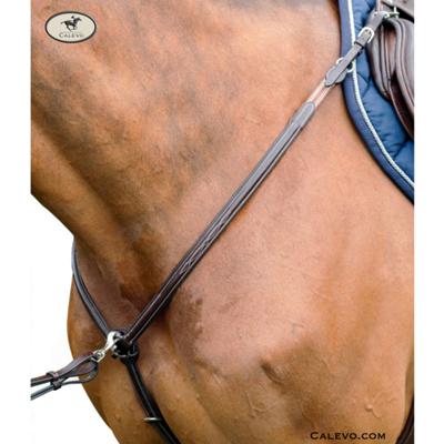 Prestige - elastic breastplate with stitching D025 CALEVO.com Shop