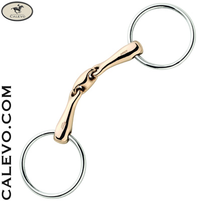 Sprenger - KK Ultra double jointed loose ring snaffle with Aurigan Rings, 18mm - SENSOGAN CALEVO.com Shop