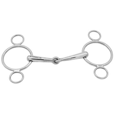 Sprenger - Edelstahl 3-Ring Trense TURNADO -- CALEVO.com Shop