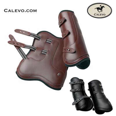 leather open front boots