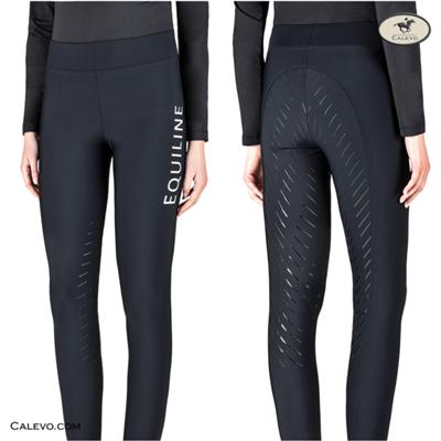 Equiline Damen SOFTSHELL Fullgrip LEGGINGS CHUNF WINTER 2022 CALEVO.com Shop