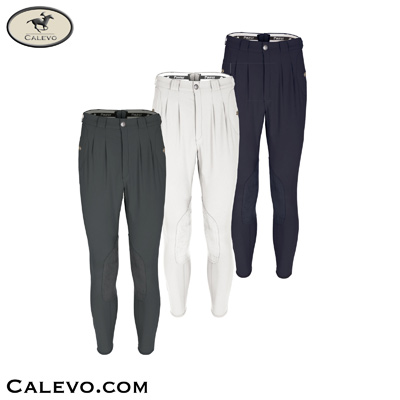 Pikeur - mens pleated breeches with knee patches JUPITER CALEVO.com Shop