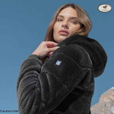 Equiline - GLAMOUR Damen ECO-FUR Jacke GLOSSIG - WINTER 2022 CALEVO.com Shop