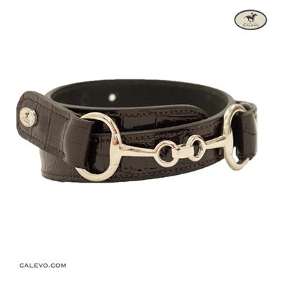 Calevo - Croko-Ledergrtel SNAFFLE-BIT -- CALEVO.com Shop