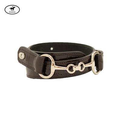 Calevo - Croko-Ledergrtel SNAFFLE-BIT -- CALEVO.com Shop