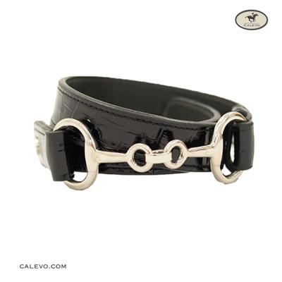 Calevo - Croko-Ledergrtel SNAFFLE-BIT -- CALEVO.com Shop