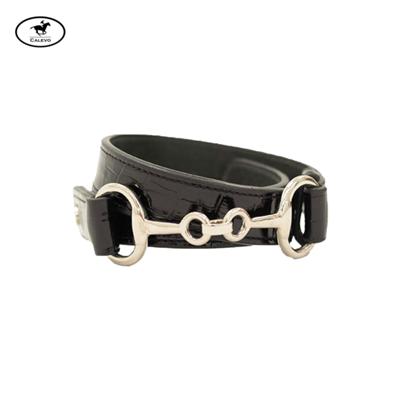 Calevo - Croko-Lederg�rtel SNAFFLE-BIT -- CALEVO.com Shop