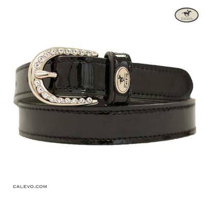 Calevo - Lack-Ledergrtel CRYSTAL-BUCKLE CALEVO.com Shop