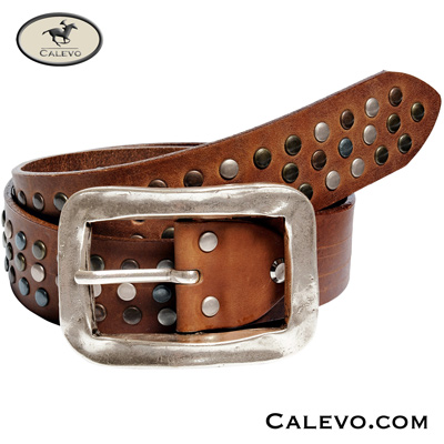 Pikeur - leather belt with studs CALEVO.com Shop