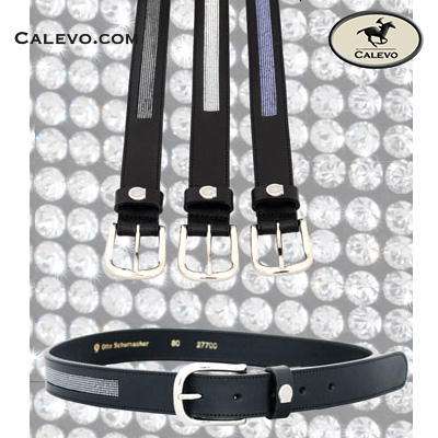 Schumacher - leather belt Crystal Finest CALEVO.com Shop