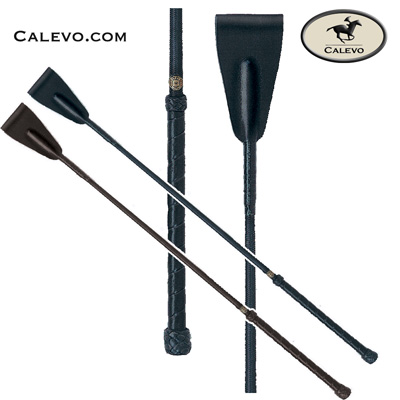 Fleck - riding stick with deluxe leather handle CALEVO.com Shop