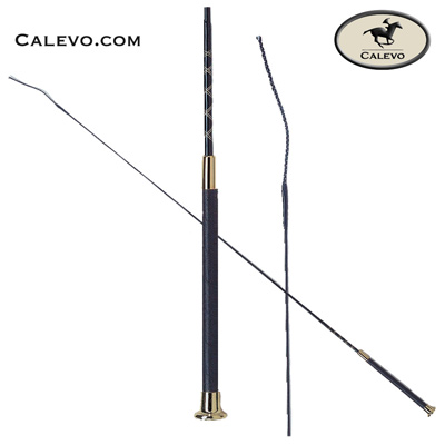 Fleck - dressage whip with gold thread CALEVO.com Shop