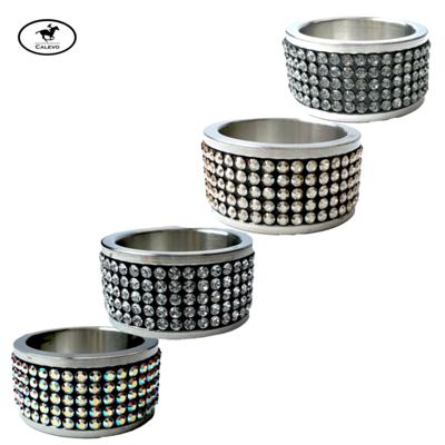 Schumacher - Edelstahl Ring Crystal Finest CALEVO.com Shop