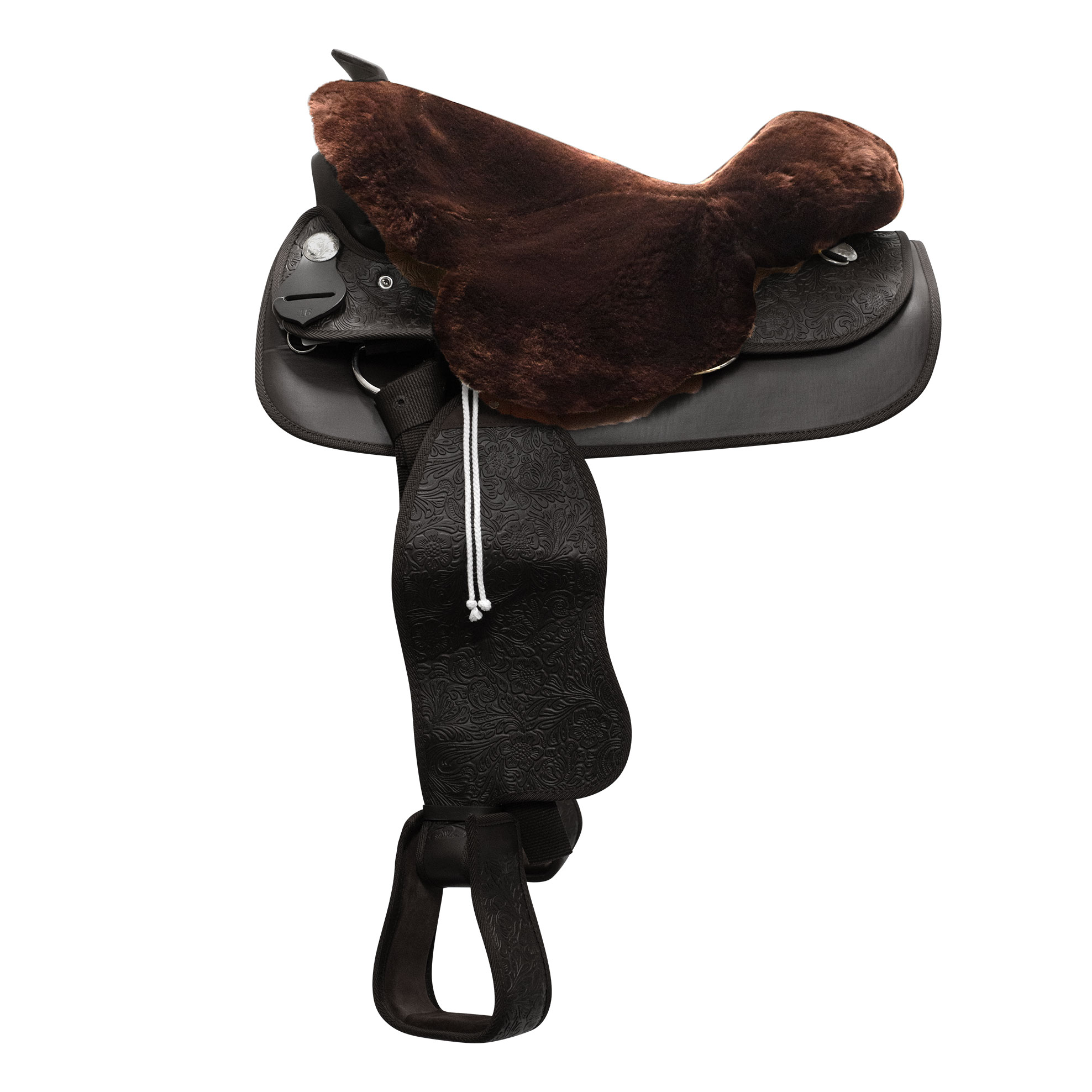 SCHARENBERG Lammfell Sattelsitzbezug für Westernsattel - Bild 4 von 5