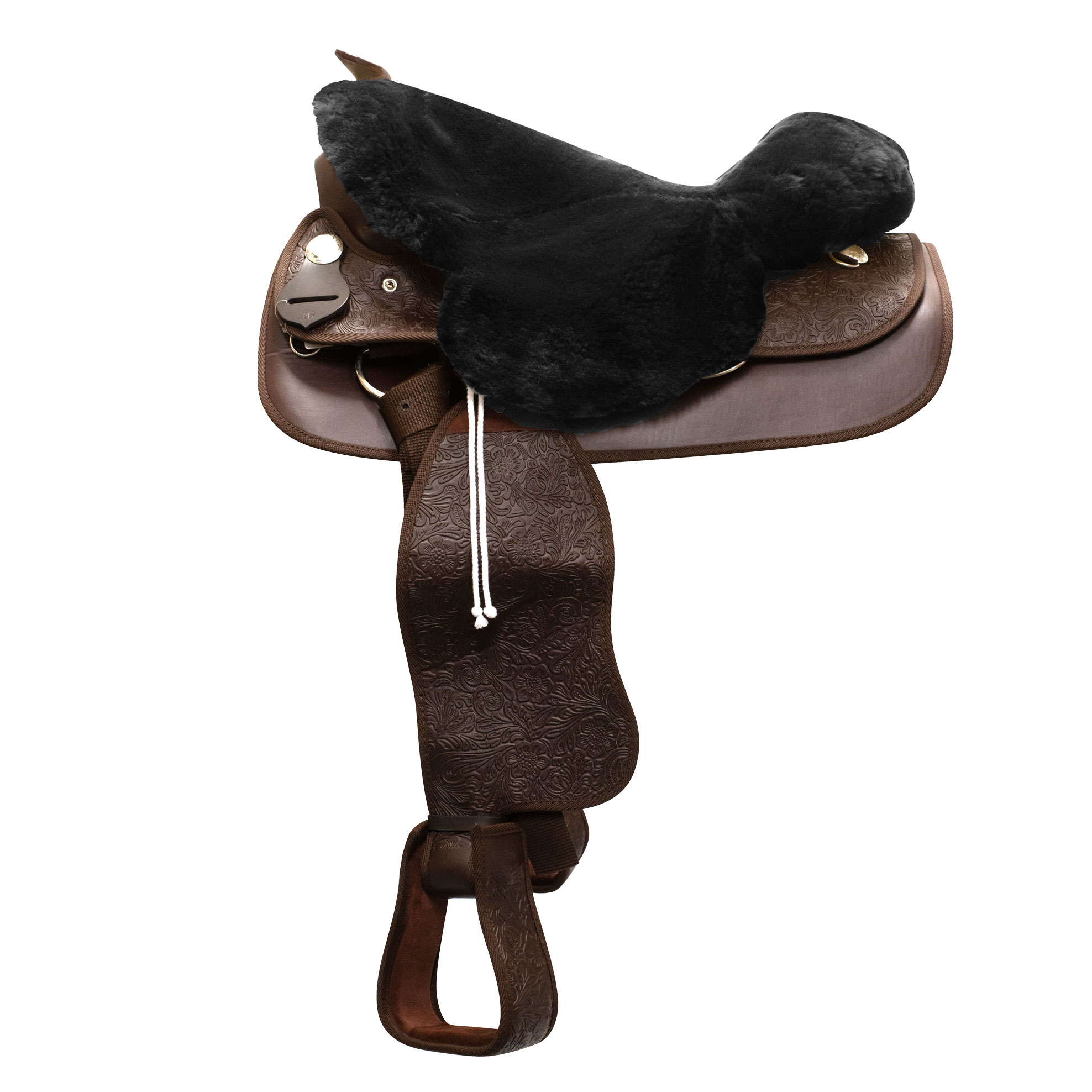 SCHARENBERG Lammfell Sattelsitzbezug für Westernsattel - Bild 5 von 5