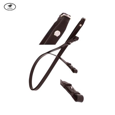Schumacher - glatter Lederz�gel mit Zaumhaken - 16mm -- CALEVO.com Shop