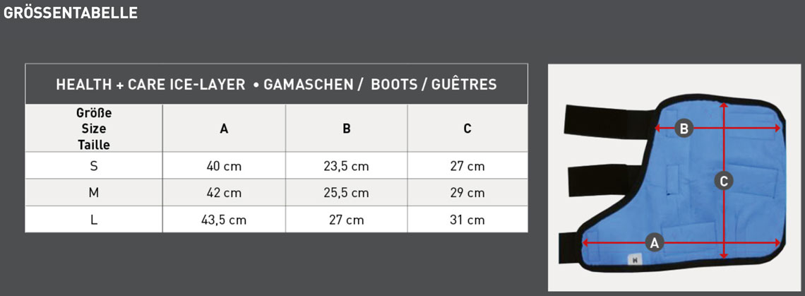 Waldhausen - HEALTH + CARE Ice-Layer Gamaschen, Paar